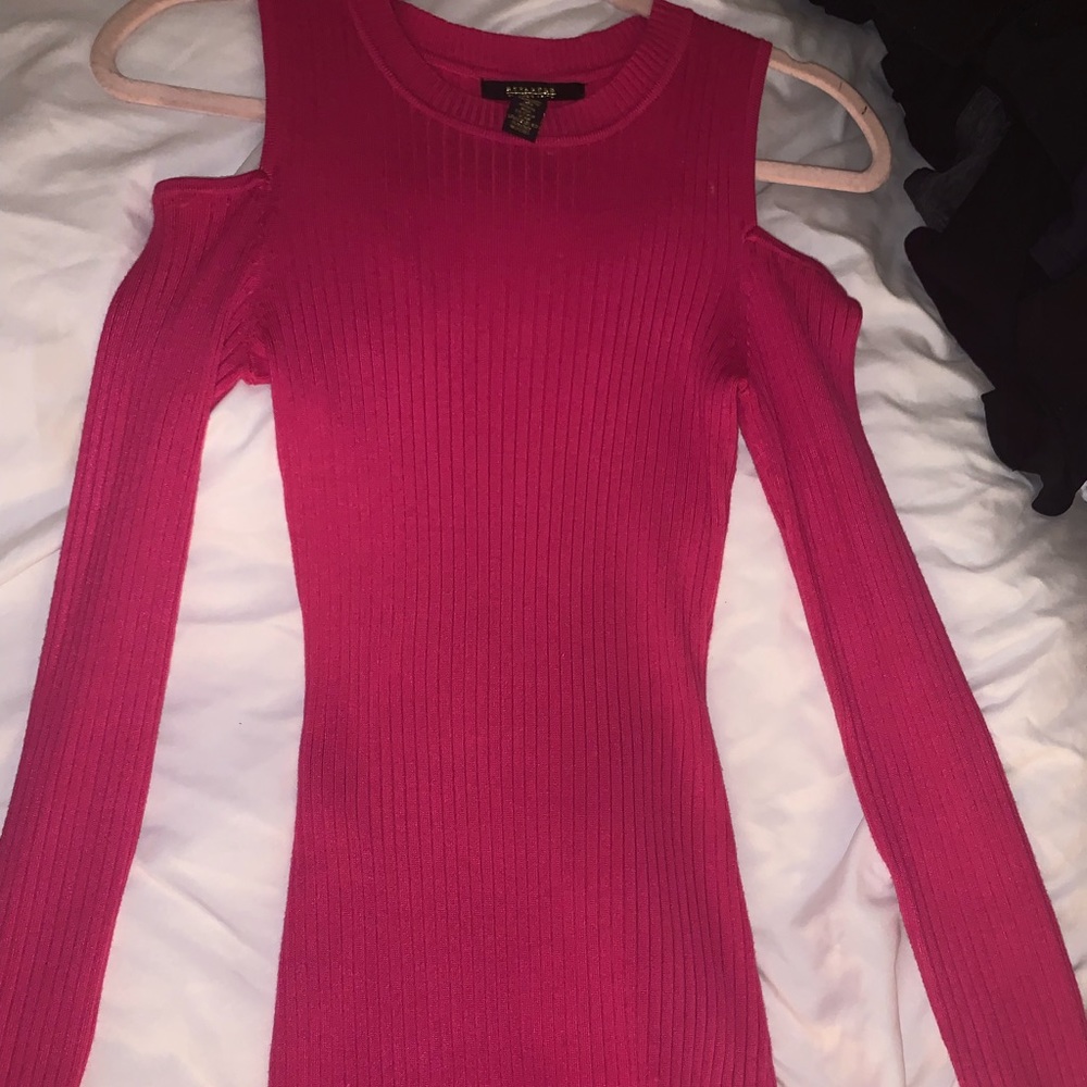 Hot Pink dress Revamped